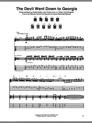  The Devil Went Down to Georgia 與其令人難以置信的吉他技巧